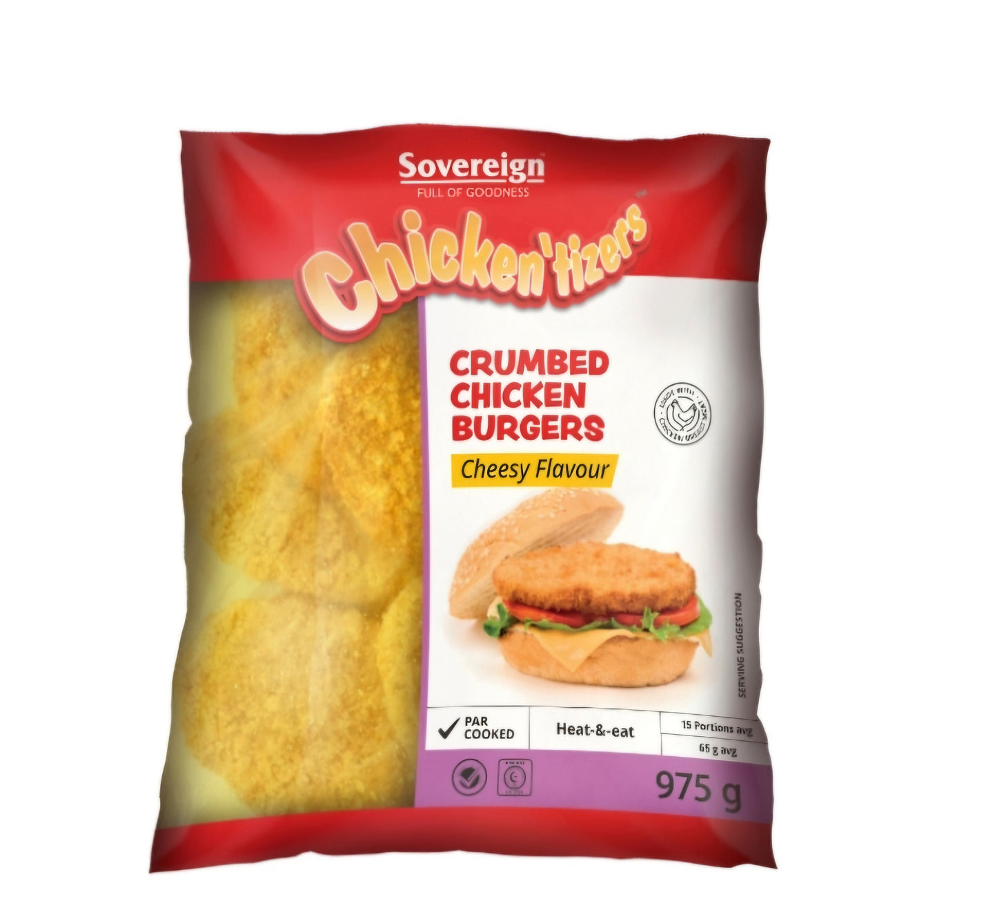 SOVEREIGN CRUMB CHICKEN BURGER (1 X 975g)