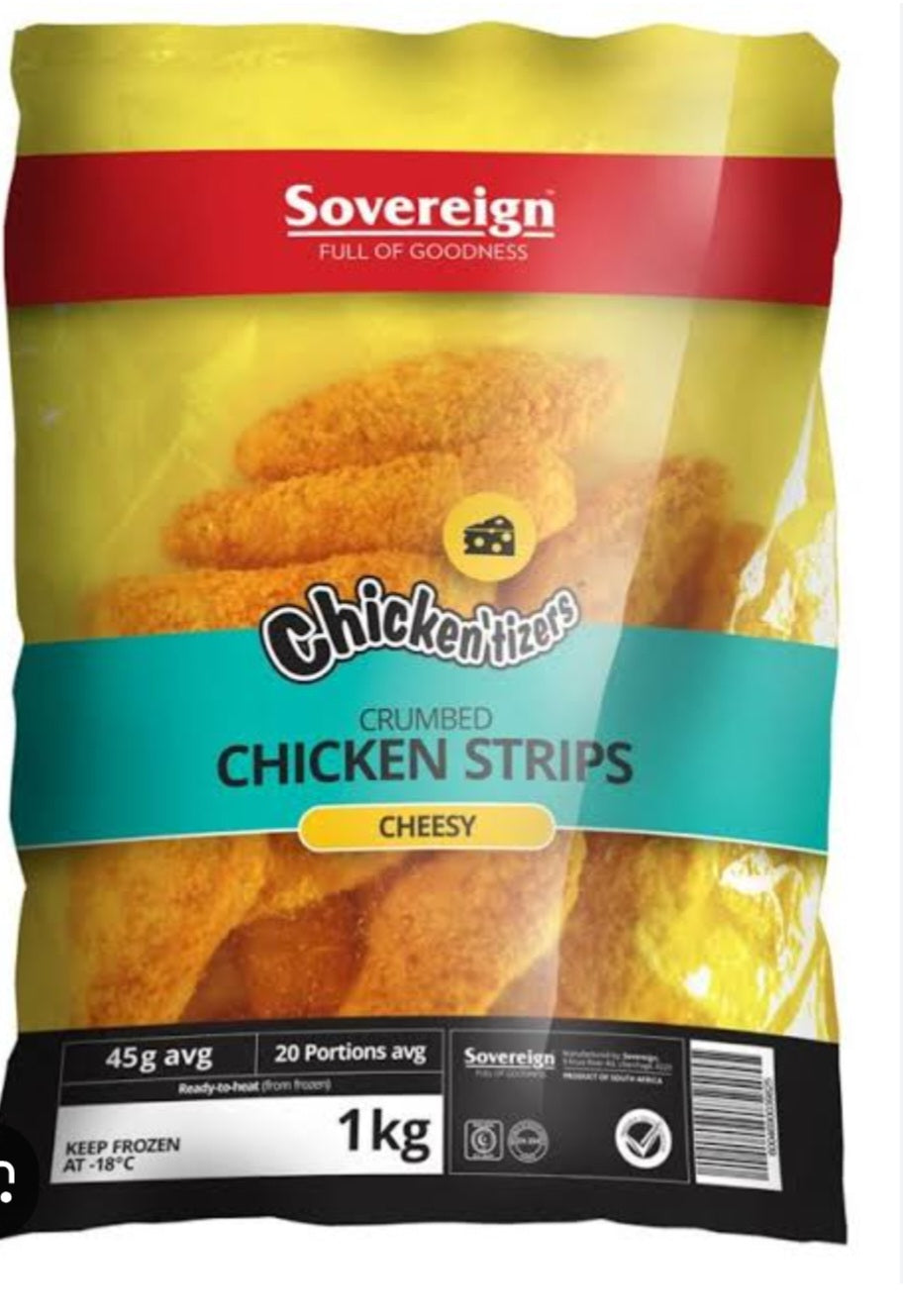 SOVEREIGN CRUMB CHICKEN STRIPS (1 X 1kg)