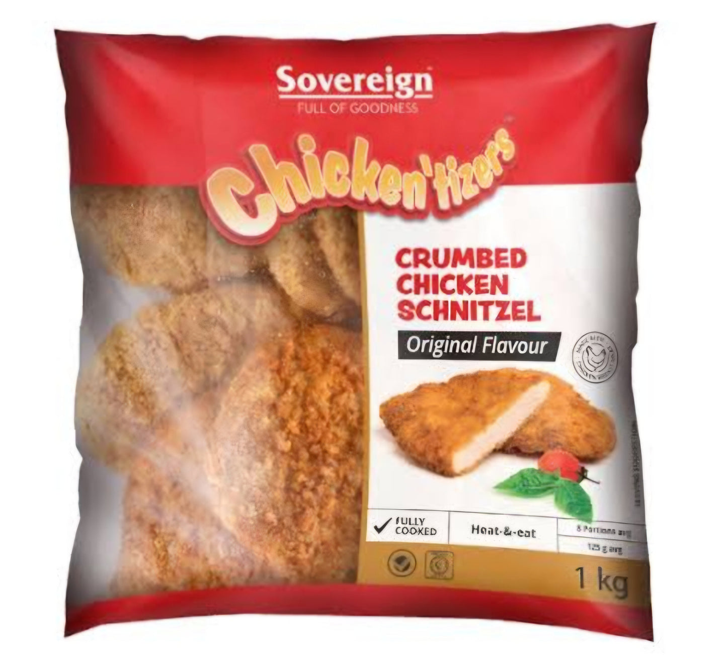 SOVEREIGN CRUMB CHICKEN SCHNITZEL (1 X 1kg)