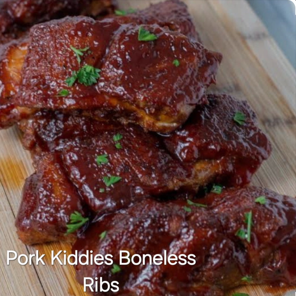 PORK RIBS, KIDDIES BONELESS RIBS (1 X 1kg)