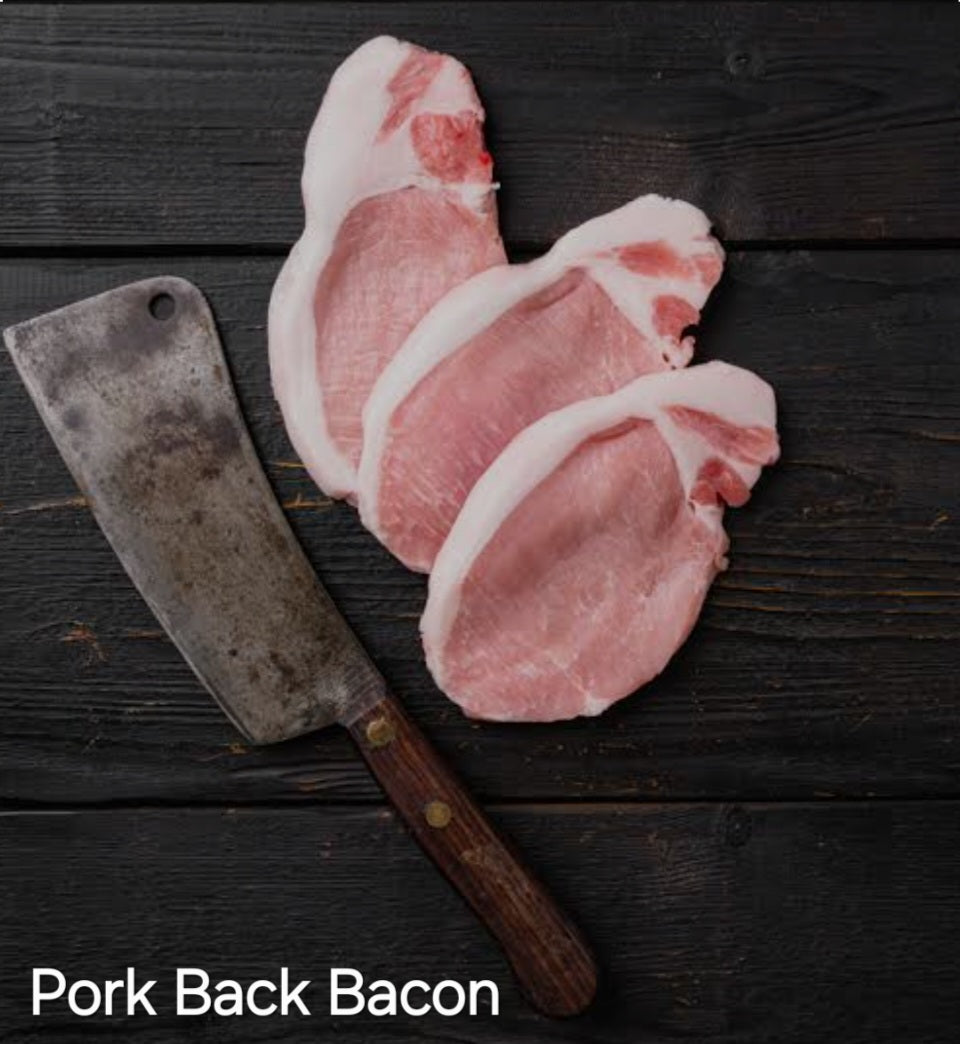 PORK BACON, BACK BACON (1 x 500g)