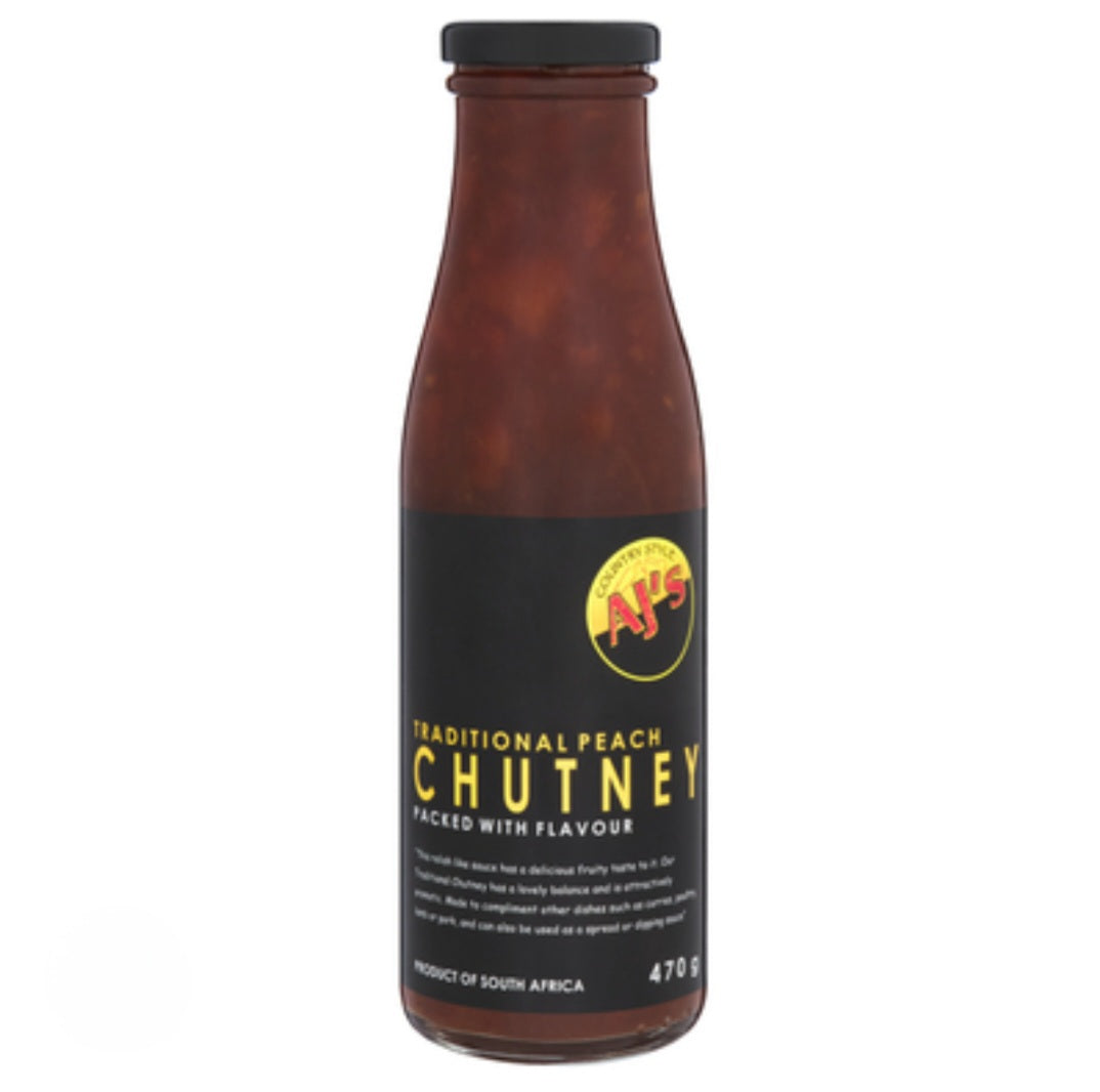 AJ'S PRODUCTS TRADITIONAL PEACH CHUTNEY