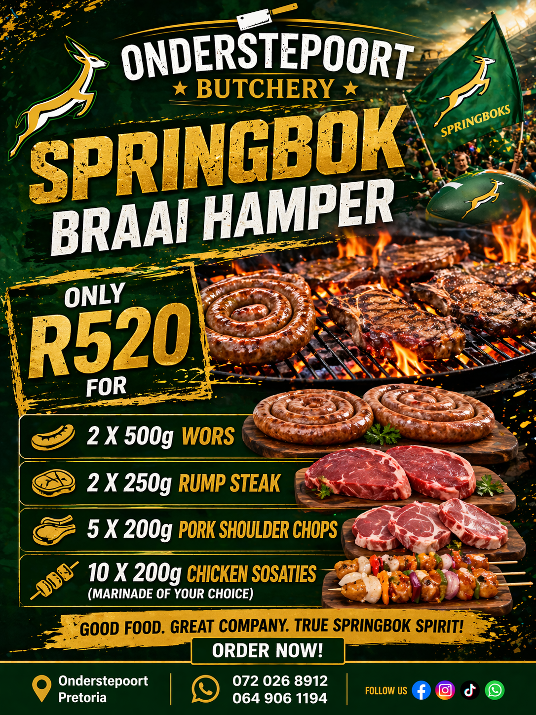 MONTH PACK SPRINGBOK BRAAI HAMPER