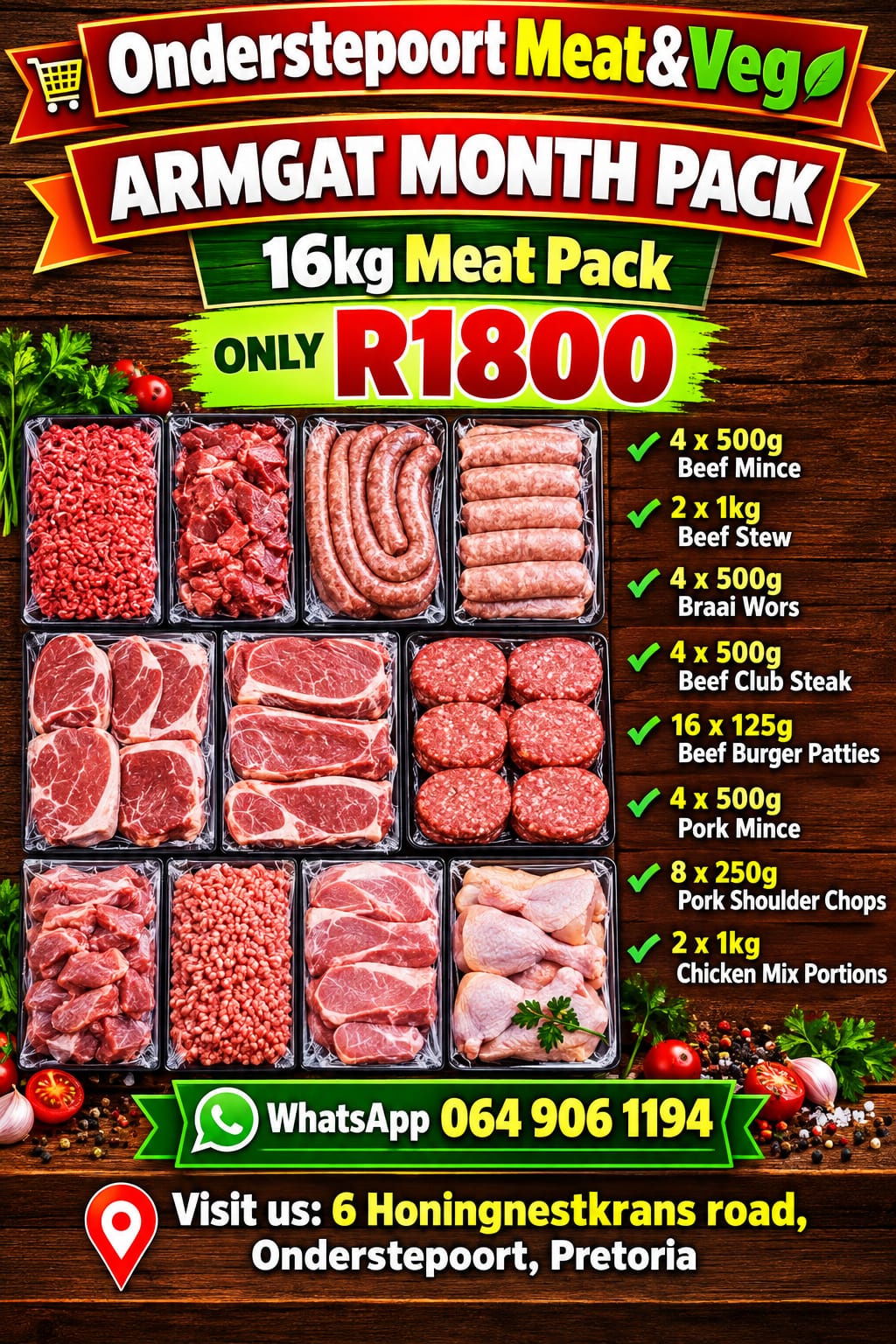 MONTH PACK # ARMGAT MONTH PACK (16KG)