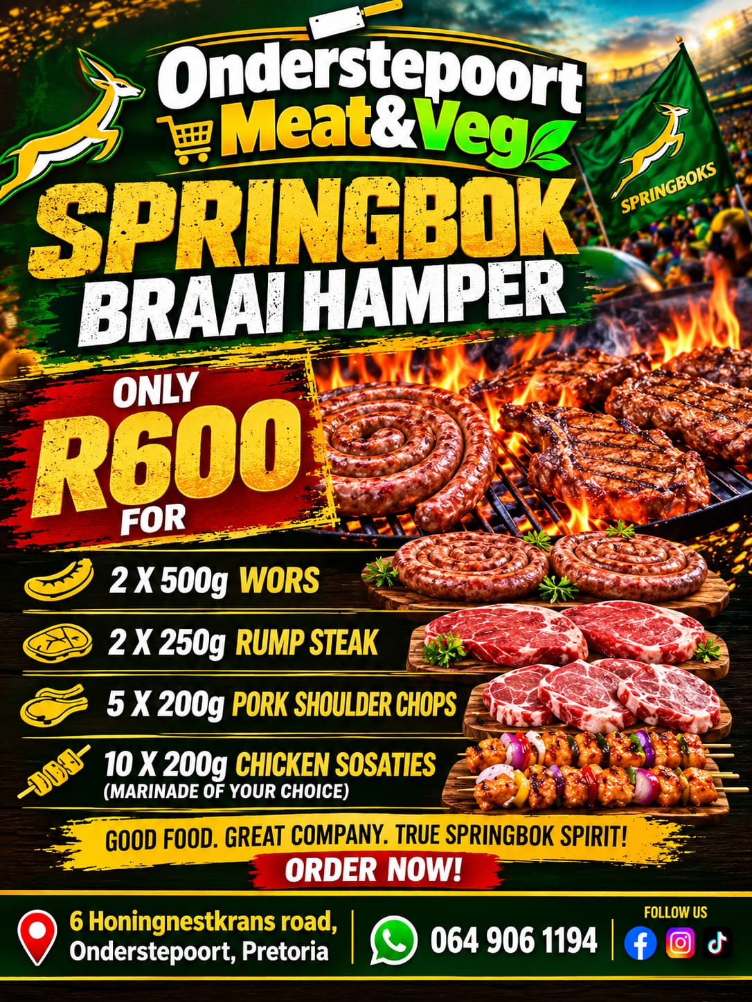 SPRINGBOK BRAAI HAMPER