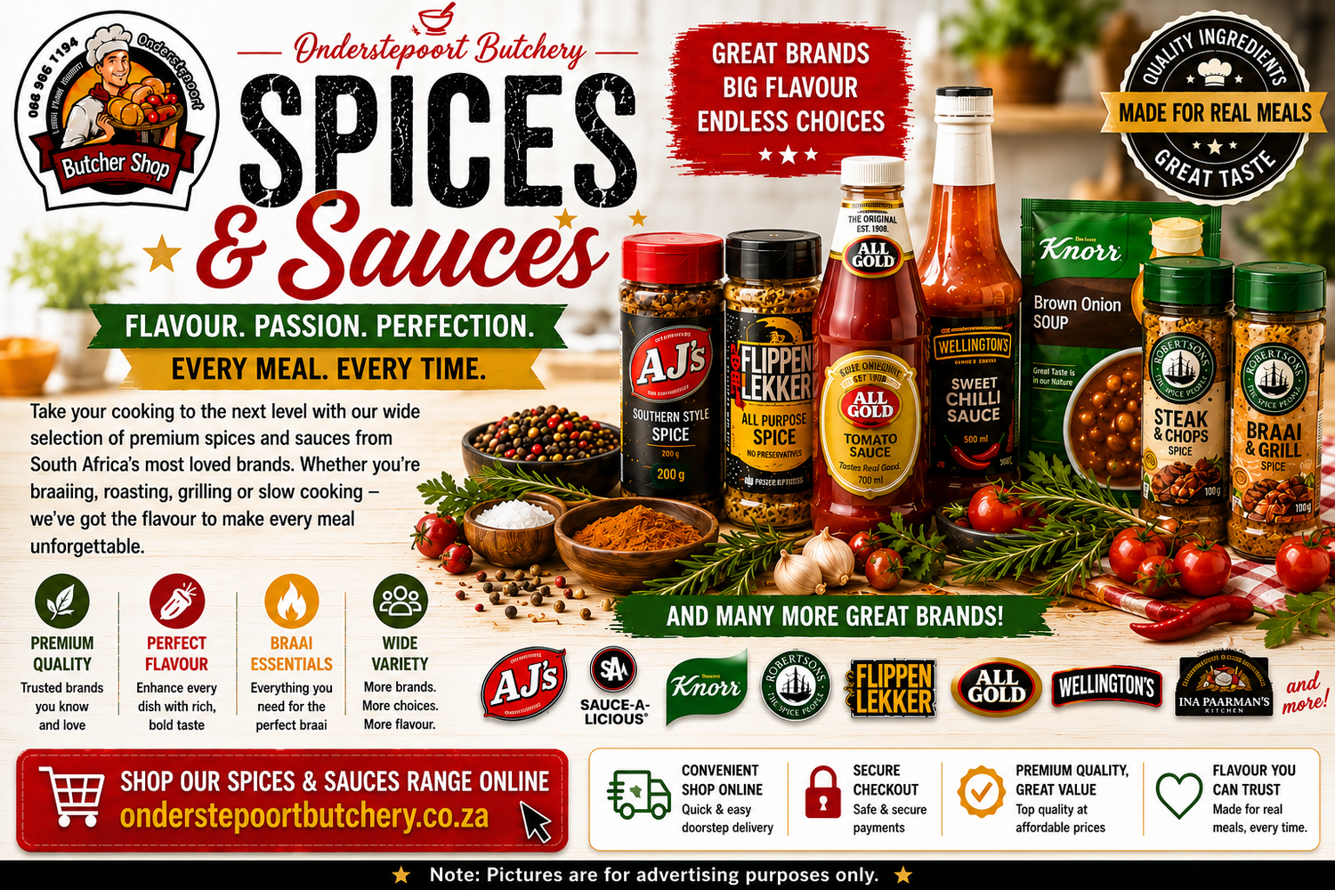 SPICES & SAUCES