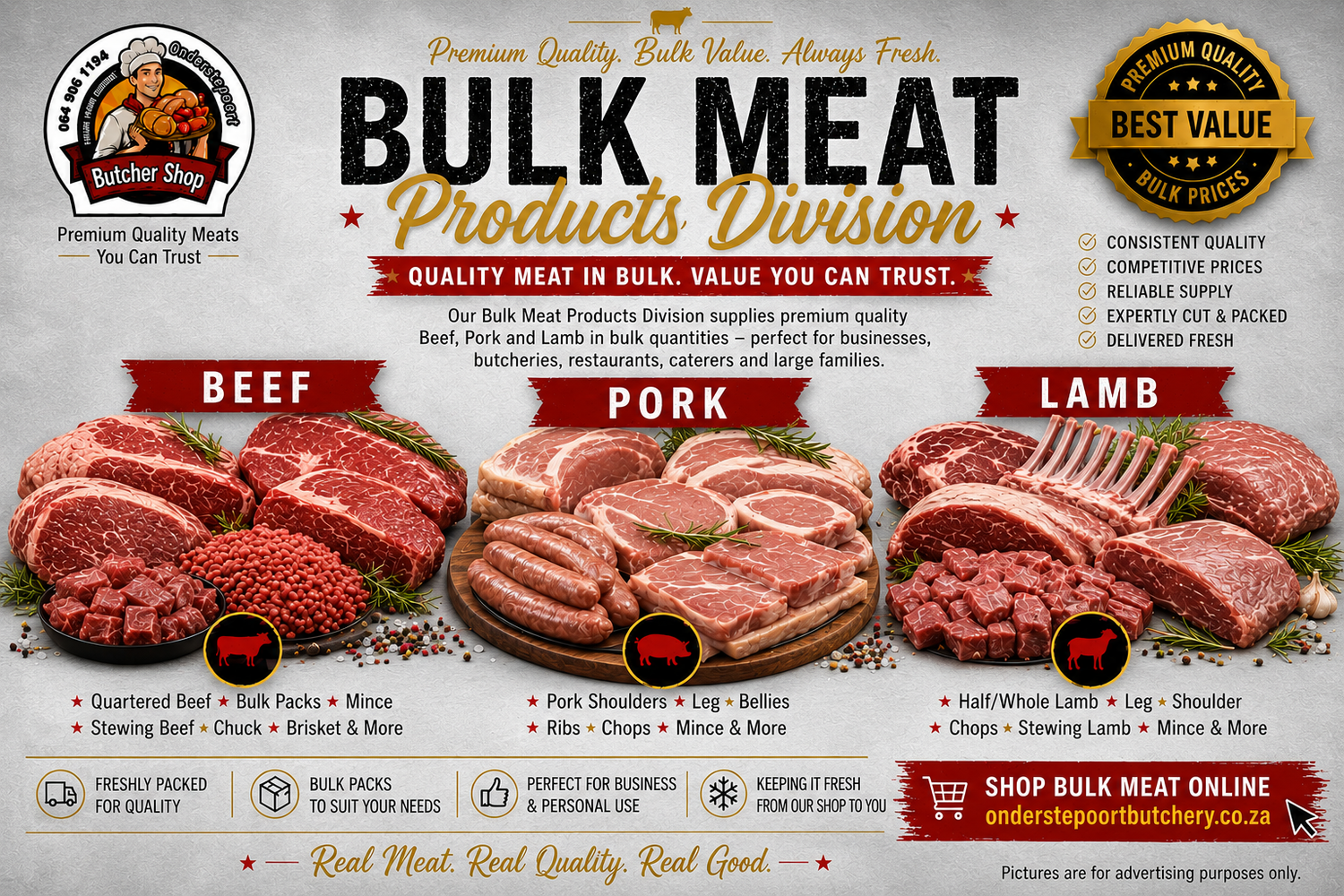 BULK MEAT PRODUCTS