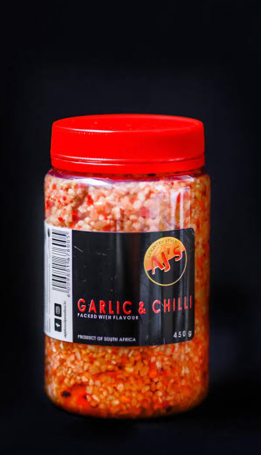 AJ'S PRODUCTS GARLIC & CHILLI