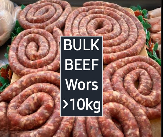 BULK BEEF WORS
