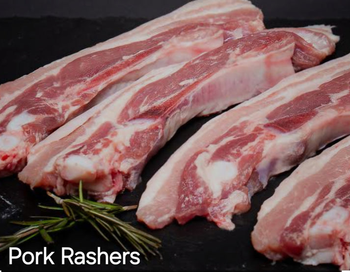 PORK RASHERS (1 X 1kg) – ONDERSTEPOORT BUTCHERY