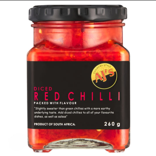 AJ'S PRODUCTS DICED RED CHILLI