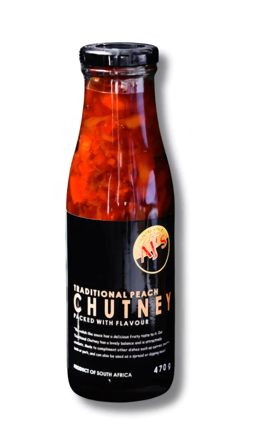 AJ'S PRODUCTS PEACH MILD CHUTNEY