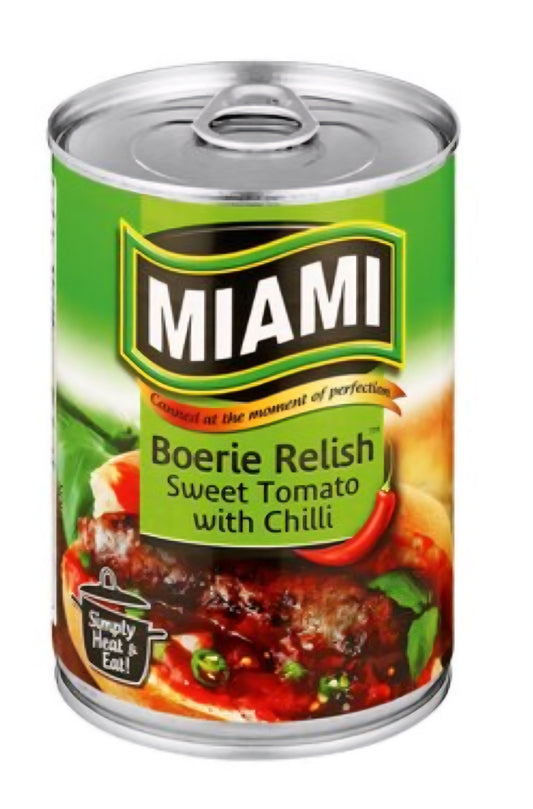 BOERIE RELISH SWEET TOMATO WITH CHILLI