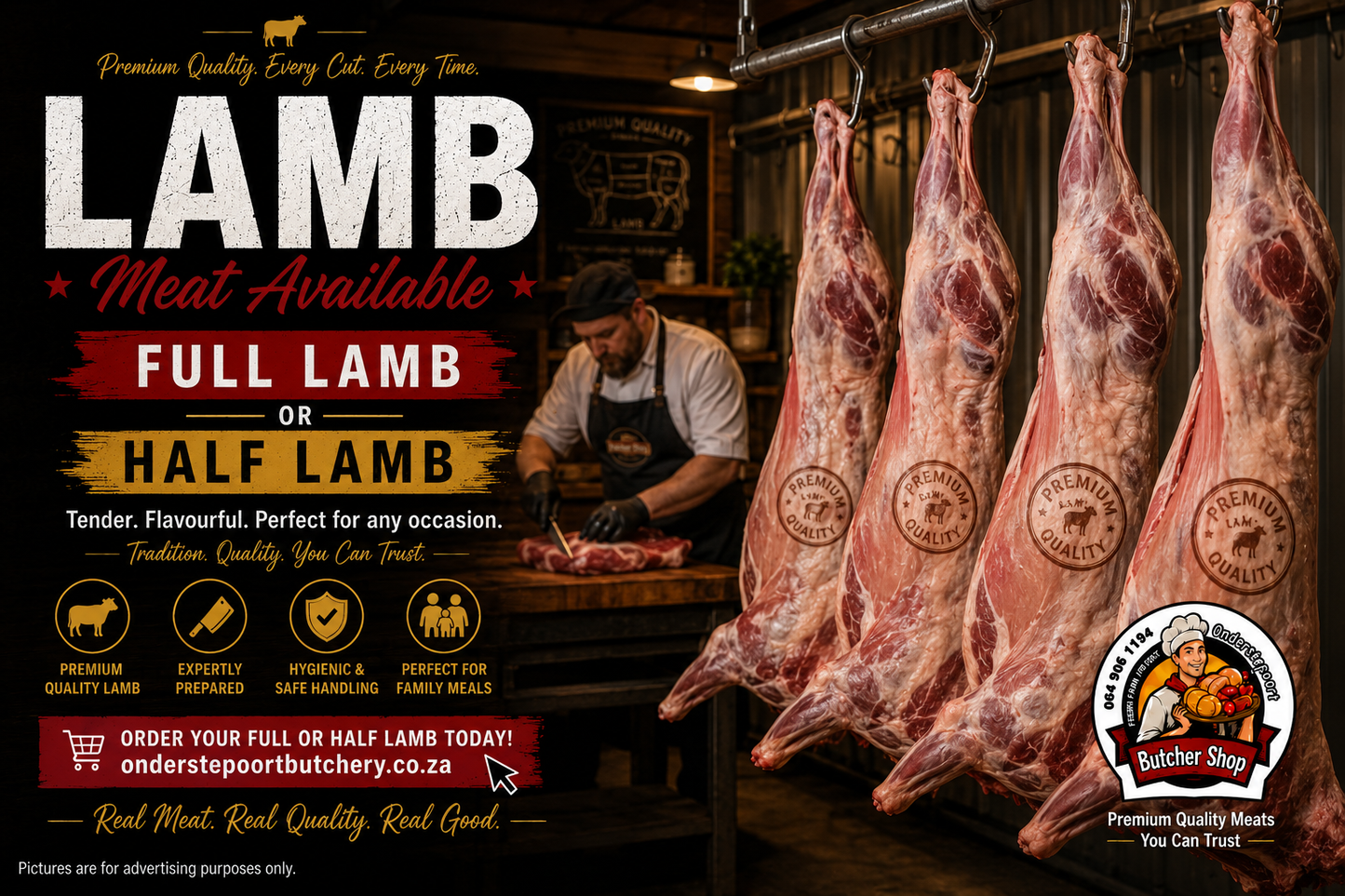 LAMB FULL OR HALF
