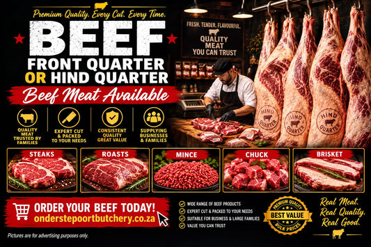 BEEF FRONT QUATER OR HIND QUATER