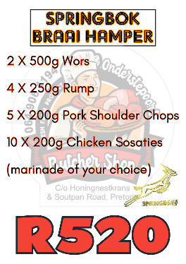 MONTH PACK SPRINGBOK BRAAI HAMPER